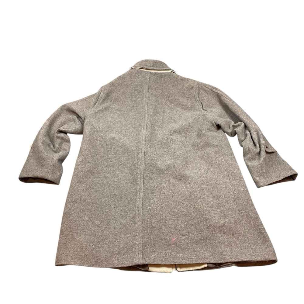 VTG FRANCE Wool Cashmere Luxurious Blend Coat Womens XL/ 16 Gray Pockets Lined - Picture 6 of 9